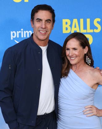 Premiere Of Amazon MGM Studios Balls Up 14 April 2026 . Los Angeles, California - Sacha Baron Cohen, Molly Shannon, At Premiere Of Amazon MGM Studios Balls Up held at Harmony Gold in Los Angeles., Credit:Sadou Faye Avalon United States, CA, Los Angeles, Harmony Gold  Copyright: xSadouxFayex xAvalonx 1091094234