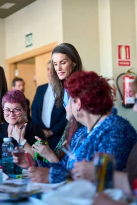 Spanish Royals visit to the Jose Maria de Llanos Foundation Queen Letizia of Spain visit to the Jose Maria de Llanos Foundation to mark the 25th anniversary of the Escuela de Hosteleria del Sur at Jose Maria de Llanos Foundation on April 15, 2026 in Madrid, Spain Photo by IMAGO MPG Madrid Jose Maria de Llanos Foundation Madrid Spain  Copyright: xMPGx