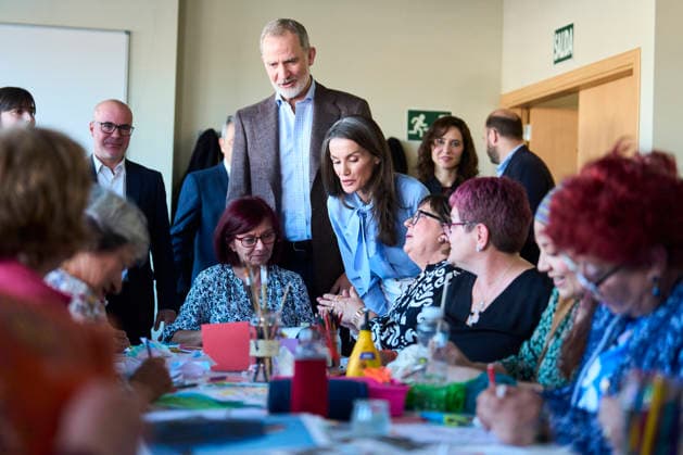 Spanish Royals visit to the Jose Maria de Llanos Foundation King Felipe VI of Spain, Queen Letizia of Spain visit to the Jose Maria de Llanos Foundation to mark the 25th anniversary of the Escuela de Hosteleria del Sur at Jose Maria de Llanos Foundation on April 15, 2026 in Madrid, Spain Photo by IMAGO MPG Madrid Jose Maria de Llanos Foundation Madrid Spain  Copyright: xMPGx