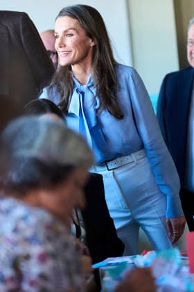 Spanish Royals visit to the Jose Maria de Llanos Foundation Queen Letizia of Spain visit to the Jose Maria de Llanos Foundation to mark the 25th anniversary of the Escuela de Hosteleria del Sur at Jose Maria de Llanos Foundation on April 15, 2026 in Madrid, Spain Photo by IMAGO MPG Madrid Jose Maria de Llanos Foundation Madrid Spain  Copyright: xMPGx