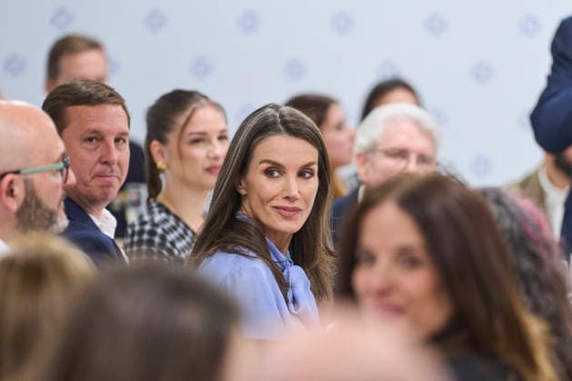 Spanish Royals visit to the Jose Maria de Llanos Foundation Queen Letizia of Spain visit to the Jose Maria de Llanos Foundation to mark the 25th anniversary of the Escuela de Hosteleria del Sur at Jose Maria de Llanos Foundation on April 15, 2026 in Madrid, Spain Photo by IMAGO MPG Madrid Jose Maria de Llanos Foundation Madrid Spain  Copyright: xMPGx