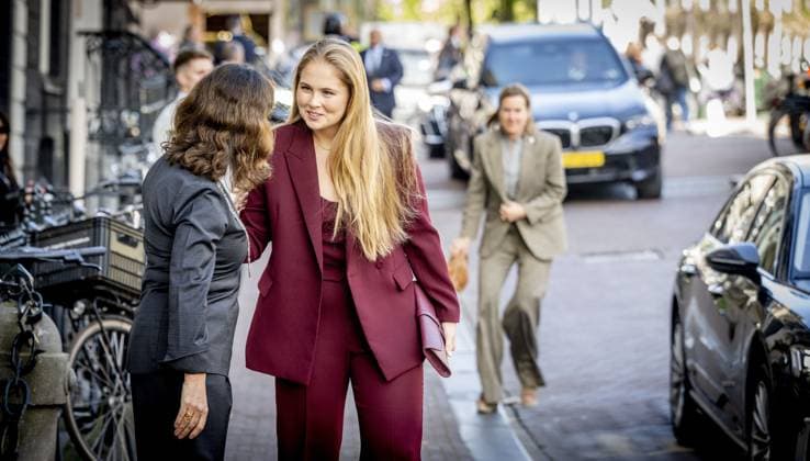 AMSTERDAM - Princess Amalia is visiting Amsterdam at the invitation of Mayor Halsema. The visit follows an earlier meeting with Amsterdammers at the Mayor s official residence. During the two-day visit, the Princess will become better acquainted with various sectors and be briefed on current topics such as science, sports, culture, housing, and social cohesion. ROBIN UTRECHT ANP netherlands out - belgium out  Copyright: xx x555921363x originalFilename: 555921363.jpg
