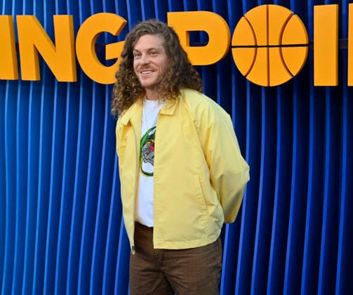Recurring guest star Blake Anderson attends the premiere of Netflix s Season 2 TV series sport comedy Running Point at the Egyptian Theatre in the Hollywood section of Los Angeles on Wednesday, April 15, 2026..Storyline: Isla Gordon, overlooked her whole life, is appointed President of the LA Waves basketball team, a family business, when her brother enters rehab. She aims to prove she is the right choice despite skepticism.  LAP2026041545 JIMxRUYMEN