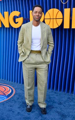 Cast member Jay Ellis attends the premiere of Netflix s Season 2 TV series sport comedy Running Point at the Egyptian Theatre in the Hollywood section of Los Angeles on Wednesday, April 15, 2026..Storyline: Isla Gordon, overlooked her whole life, is appointed President of the LA Waves basketball team, a family business, when her brother enters rehab. She aims to prove she is the right choice despite skepticism.  LAP2026041547 JIMxRUYMEN