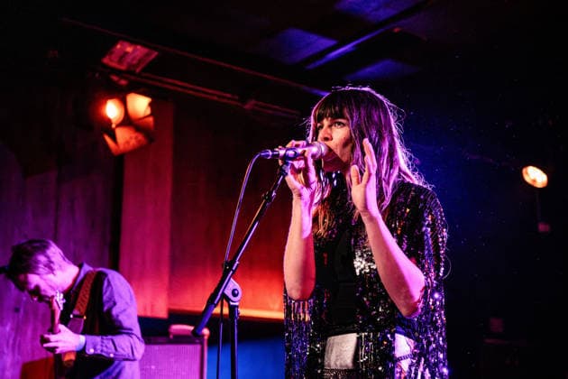 Melody s Echo Chamber live in Copenhagen, Denmark Copenhagen, Denmark. 15th, April 2026. The French band Melody™s Echo Chamber performs a live concert at VEGA in Copenhagen. Here singer Melody Prochet is seen live on stage. Denmark, Copenhagen  Copyright: xGonzalesxPhoto ErlingxBrodersenx