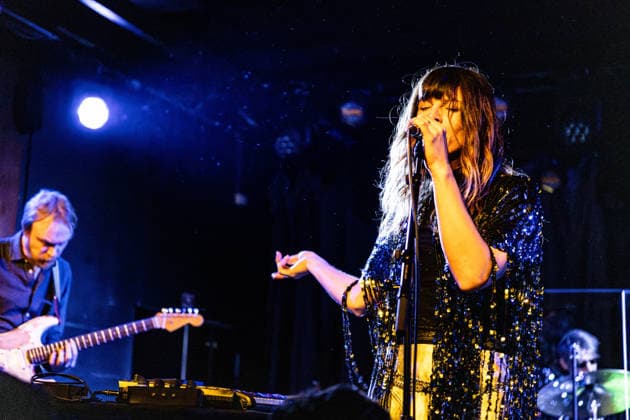 Melody s Echo Chamber live in Copenhagen, Denmark Copenhagen, Denmark. 15th, April 2026. The French band Melody™s Echo Chamber performs a live concert at VEGA in Copenhagen. Here singer Melody Prochet is seen live on stage. Denmark, Copenhagen  Copyright: xGonzalesxPhoto ErlingxBrodersenx