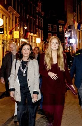Amsterdam, The Netherlands, 2026-04-16 22:28:52 AMSTERDAM, 16-04-2026, Princess of Orange - Princess Amalia is visiting Amsterdam at the invitation of Mayor Halsema. The visit follows an earlier meeting with Amsterdammers at the Mayor s official residence. During the two-day visit, the Princess will become better acquainted with various sectors and will be briefed on current topics such as science, sports, culture, housing, and social cohesion. PHOTO: NLBeeld POOL Robin Utrecht In the photo: Visit to the nightlife venues Bar San Francisco and Club Nachbar During the two-day visit, the Princess will become better acquainted with various sectors and will be briefed on current topics such as science, sports, culture, housing, and social cohes Copyright: xx x