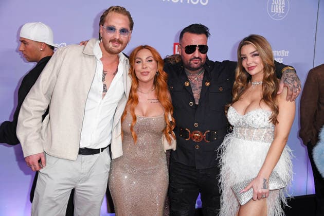 Tara Tabitha mit Freund Dennis Lodi, Cosimo Citiolo mit Freundin Nathalie Gaus - DIE REALITY AWARDS 2026 im Maritim Hotel in Bonn am 16.04.2026