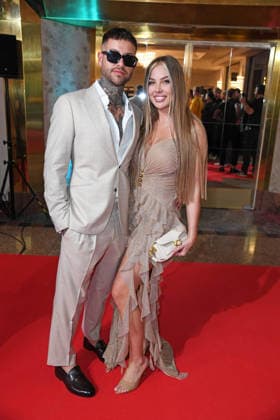 Marc-Robin Wenz mit Freundin Ina Kina - DIE REALITY AWARDS 2026 im Maritim Hotel in Bonn am 16.04.2026