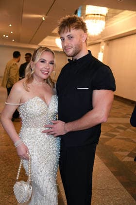 Marlisa Rudizo aka Mrs. Marlisa mit Freund William Raab - DIE REALITY AWARDS 2026 im Maritim Hotel in Bonn am 16.04.2026