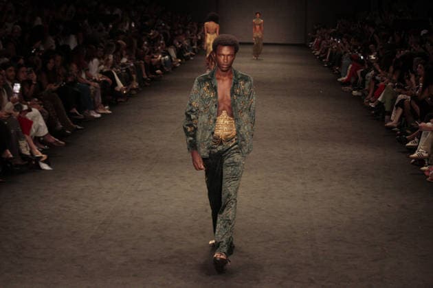 RIO DE JANEIRO, RJ - 16.04.2026: RIO FASHION WEEK 2026 - Fashion show by the brand HISHA, on the second day of Rio Fashion Week, at Pier Maua. x2926474x  CarlosxEliasxJunior