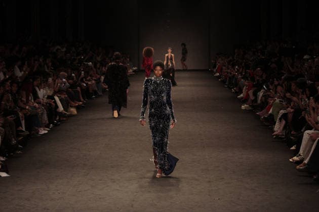 RIO DE JANEIRO, RJ - 16.04.2026: RIO FASHION WEEK 2026 - Fashion show by the brand HISHA, on the second day of Rio Fashion Week, at Pier Maua. x2926478x  CarlosxEliasxJunior