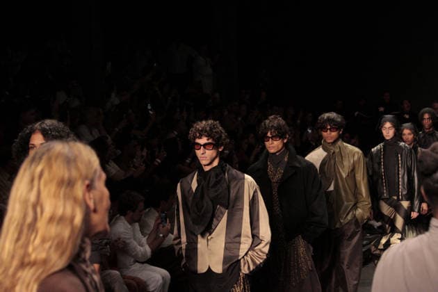 RIO DE JANEIRO, RJ - 16.04.2026: RIO FASHION WEEK 2026 - Fashion show by the brand HANDRED, on the second day of Rio Fashion Week, at Pier Maua, Rio de Janeiro. x2926567x  CarlosxEliasxJunior
