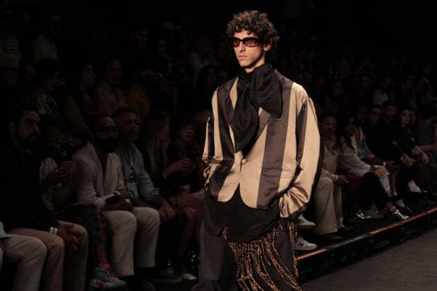 RIO DE JANEIRO, RJ - 16.04.2026: RIO FASHION WEEK 2026 - Fashion show by the brand HANDRED, on the second day of Rio Fashion Week, at Pier Maua, Rio de Janeiro. x2926598x  CarlosxEliasxJunior