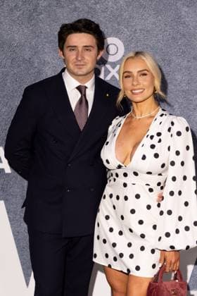Michael Bonini, Olivia Chrzanowski at arrivals for HALF MAN Premiere, Regal Union Square, New York, NY, April 16, 2026. Photo By: Ryan Billings Everett Collection HALF MAN Premiere PUBLICATIONXNOTxINxCANxCHNxFRAxITAxJPNxNORxPOLxRUSxESPxUKxUSA