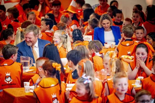 ZEEWOLDE - King Willem-Alexander will give the starting signal for the King s Games during the national opening at public primary school Panta Rhei and ICB Kaleidoscoop in Zeewolde. Traditionally, the King s Games start with the joint King s Breakfast. Subsequently, the King will open the games and visit various sports and games activities. ROBIN UTRECHT ANP netherlands out - belgium out  Copyright: xx x555999674x originalFilename: 555999674.jpg