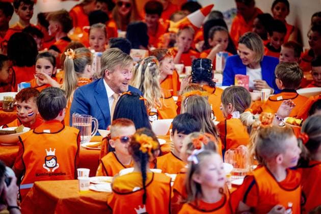 ZEEWOLDE - King Willem-Alexander will give the starting signal for the King s Games during the national opening at public primary school Panta Rhei and ICB Kaleidoscoop in Zeewolde. Traditionally, the King s Games start with the joint King s Breakfast. Subsequently, the King will open the games and visit various sports and games activities. ROBIN UTRECHT ANP netherlands out - belgium out  Copyright: xx x555999686x originalFilename: 555999686.jpg