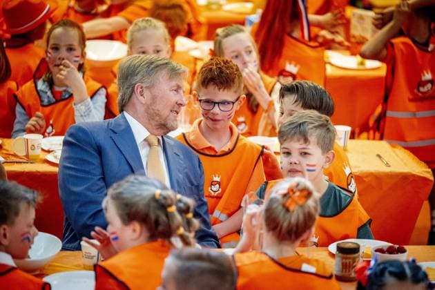 ZEEWOLDE - King Willem-Alexander will give the starting signal for the King s Games during the national opening at public primary school Panta Rhei and ICB Kaleidoscoop in Zeewolde. Traditionally, the King s Games start with the joint King s Breakfast. Subsequently, the King will open the games and visit various sports and games activities. ROBIN UTRECHT ANP netherlands out - belgium out  Copyright: xx x556000092x originalFilename: 556000092.jpg