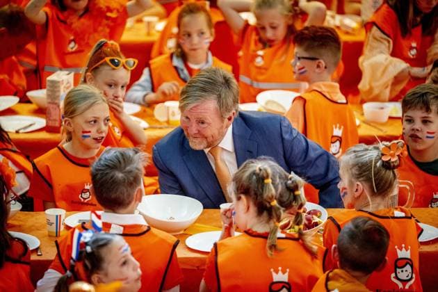 ZEEWOLDE - King Willem-Alexander will give the starting signal for the King s Games during the national opening at public primary school Panta Rhei and ICB Kaleidoscoop in Zeewolde. Traditionally, the King s Games start with the joint King s Breakfast. Subsequently, the King will open the games and visit various sports and games activities. ROBIN UTRECHT ANP netherlands out - belgium out  Copyright: xx x556000100x originalFilename: 556000100.jpg