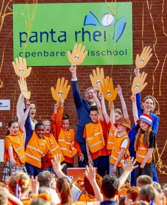 ZEEWOLDE - King Willem-Alexander will give the starting signal for the King s Games during the national opening at public primary school Panta Rhei and ICB Kaleidoscoop in Zeewolde. Traditionally, the King s Games start with the joint King s Breakfast. Subsequently, the King will open the games and visit various sports and games activities. ROBIN UTRECHT ANP netherlands out - belgium out  Copyright: xx x556001007x originalFilename: 556001007.jpg