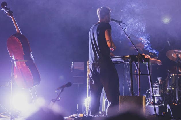 Music Concert - Apparat - A HUM OF MAYBE - TOUR 2026 Philipp Thimm performs the A HUM OF MAYBE TOUR 2026 on April 16, 2026 at Auditorium Parco della Musica, Rome, Italy. Rome Auditorium Parco della Musica Italy Copyright: xEmanuelaxVertollix xLiveMediax LPM_2394982