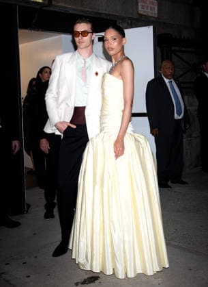 Outside the Tiffany Blue Book Hidden Garden launch Featuring: Lucky Blue Smith, Nara Smith Where: New York, New York, United States When: 16 Apr 2026 Credit: Janet Mayer INSTARimages.com EDITORIAL USE ONLY. NOT FOR USE BY NEWSPAPERS BASED IN THE UK. Copyright: xx instar55623873