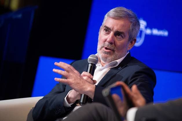 Last day of Wake Up, Spain Wake Up, Europe The President of the Canary Islands, Fernando Clavijo Batlle, during the last day of Wake Up, Spain Wake Up, Europe , at the Palacio de Linares in Madrid, on April 17, 2026, in Madrid Spain Growth, cohesion and uncertainty is a symposium organized by EL ESPAÑOL, Invertia and Disruptors held as part of the sixth edition of Wake Up, Spain Wake Up, Europe from 13 to 17 April 17 APRIL 2026 Fernando Sá Madrid Madrid Espana  Copyright: xFernandoxSanchezx 7448959
