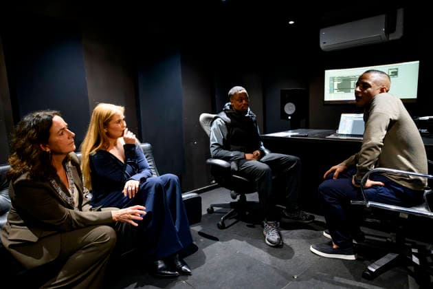 17-04-2026 Amsterdam Princess Amalia visits the Music Studio ADAMAS on her 2nd day of the 2 day visit to Amsterdam. Â  Copyright: xPPEx