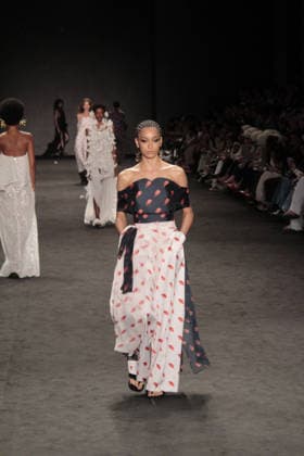 RIO DE JANEIRO, RJ - 17.04.2026: RIO FASHION WEEK 2026 - Fashion show by the brand Apartamento 03 on the third day of Rio Fashion Week 2026, at Pier Maua, Rio de Janeiro. x2927270x  CarlosxEliasxJunior