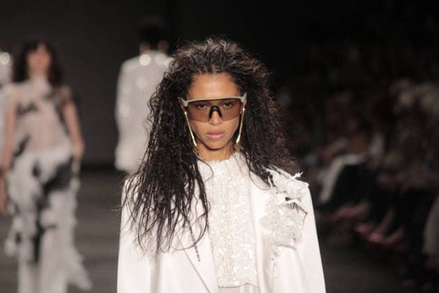 RIO DE JANEIRO, RJ - 17.04.2026: RIO FASHION WEEK 2026 - Fashion show by the brand Apartamento 03 on the third day of Rio Fashion Week 2026, at Pier Maua, Rio de Janeiro. x2927273x  CarlosxEliasxJunior