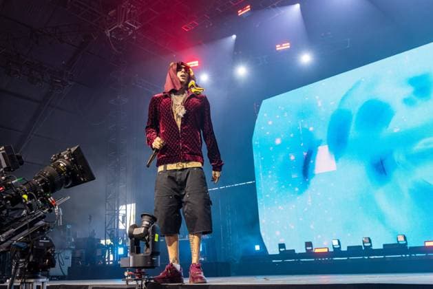 April 17, 2026, Indio, California, U.S: Rapper CENTRAL CEE (OAKLEY NEIL CAESAR-SU) during Coachella Valley Music and Arts Festival at Empire Polo Club in Indio, California Indio U.S  - ZUMAs135 20260417_zap_s135_024 Copyright: xDanielxDeSloverx