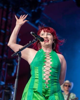 April 17, 2026, Indio, California, U.S: Singer CMAT (CIARA MARY-ALICE THOMPSON) during Coachella Valley Music and Arts Festival at Empire Polo Club in Indio, California Indio U.S  - ZUMAs135 20260417_zap_s135_102 Copyright: xDanielxDeSloverx