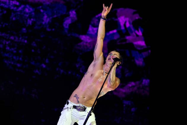 Yungblud live at First Direct Bank Arena, Leeds, UK, 17 April 2026. Yungblud performing live at First Direct Bank Arena, Leeds, UK, 17 April 2026., Credit:Hels MIllington Avalon  Copyright: xHelsxMIllingtonx xAvalonx 1092428254