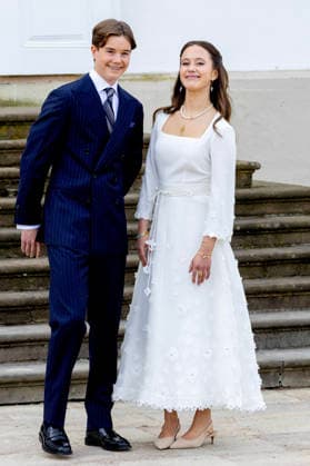 18-04-2026 Denmark confirmation of Prince Vincent and Princess Josephine in Fredensborg Castle church in Denmark. Â  Copyright: xPPEx