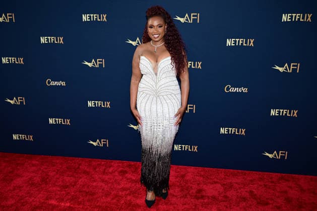 Jennifer Hudson attends the 51st American Film Institute (AFI) Life Achievement Award ceremony at The Dolby Theatre in the Hollywood section of Los Angeles on Saturday, April 18, 2026. Hollywood legends gathered Saturday at the gala tribute to Eddie Murphy in celebration of his five-decade career.  LAP2026041814 JOHNxMCCOY