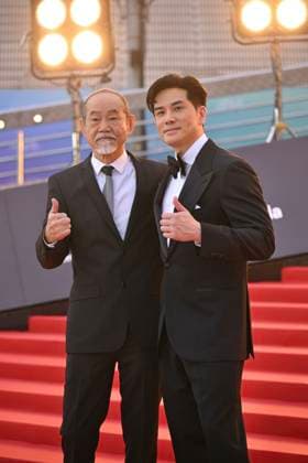 RECORD DATE NOT STATED 44th Hong Kong Film Awards – Nominations Red Carpet Ceremony Yuen Wah and Philip Ng Wan-lung, the Hong Kong actor posing photo at 44th Hong Kong Film Awards – Nominations Red Carpet Ceremony on April 19, 2026 in Hong. (Photo by Kobe Li Nexpher Images) Hong Kong
