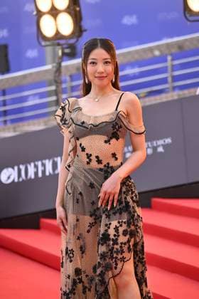 RECORD DATE NOT STATED 44th Hong Kong Film Awards – Nominations Red Carpet Ceremony Li Sum Ling , the Hong Kong girl Band posing photo at 44th Hong Kong Film Awards – Nominations Red Carpet Ceremony on April 19, 2026 in Hong. (Photo by Kobe Li Nexpher Images) Hong Kong