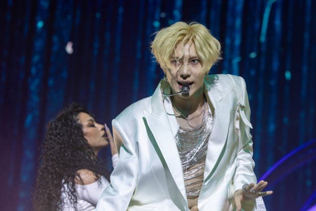 April 18, 2026, Indio, California, U.S: Singer TAEMIN (LEE TAE-MIN) during Coachella Valley Music and Arts Festival at Empire Polo Club in Indio, California Indio U.S  - ZUMAs135 20260418_zap_s135_267 Copyright: xDanielxDeSloverx