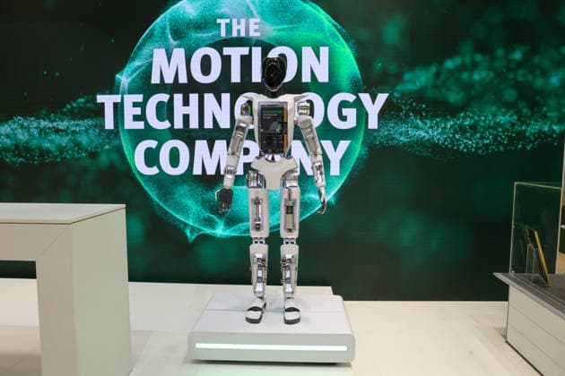 Hannover-Messe 2026. Messestand Schaeffler, Humanoider Roboter S3sam. Hannover, Niedersachsen, DEU, Deutschland, 20.04.2026