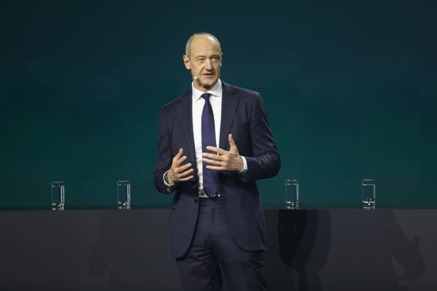 Roland Busch, CEO Siemens AG, spricht bei einer Veranstaltung zur Eröffnung der Hannover Messe in der Halle 25, Center Stage. Brasilien ist in diesem Jahr Partnerland der Hannover Messe. Hannover, 20.04.2026 *** Roland Busch, CEO Siemens AG, speaks at an event at the opening of the Hannover Messe in Hall 25, Center Stage Brazil is this years partner country of the Hannover Messe Hannover, 20 04 2026 Copyright: xAgenturxMatthiasxWehnertx xM.xGränzdörferx