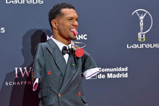Entertainment Bilder des Tages #2 April 20, 2026, Madrid, Madrid, Spain: GABRIEL ARAUJO is the Laureus World Sportsperson of the Year with a Disability poses at the Laureus World Sports Awards Madrid 2026 at GaleroÂ¼Ã‚Â­a de Cristal on April 20, 2026 in Madrid, Spain. Madrid Spain  - ZUMAc312 20260420_zsp_c312_282 Copyright: xOscarxManuelxSanchezx