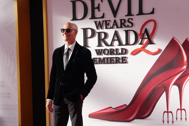 Actor Stanley Tucci poses during the premiere of the iconic film The Devil Wears Prada 2 at Lincoln Center in New York, United States, 20 April 2026. The stars of ‘The Devil Wears Prada 2’ celebrate its premiere in New York !ACHTUNG: NUR REDAKTIONELLE NUTZUNG!  Copyright: xOctavioxGuzmánx AME5349 20260421-55020047086_1