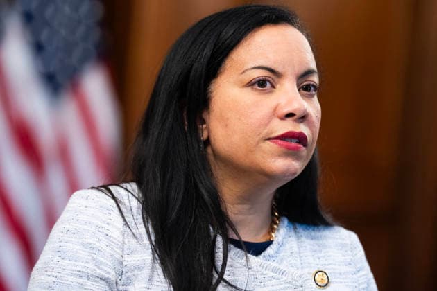 News Bilder des Tages #2 Analilia Mejia Swear In UNITED STATES - APRIL 20: Rep. Analilia Mejia, D-N.J., is seen before her swearing in ceremony on Monday, April 20, 2026. Mejia won the special election for the seat previously held by Governor Mikie Sherrill. (Tom Williams CQ Roll Call) Washington DC United States EDITORIAL USE ONLY Copyright: x2026xCQ-RollxCall,xInc.x TomxWilliamsx rollcallpix170377