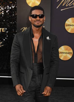 HOLLYWOOD, CA - APRIL 20: Usher at the premiere of Michael on April 20, 2026 at TCL Chinese Theatre in Hollywood, California. Copyright: xJeffreyxMayer MediaPunchx