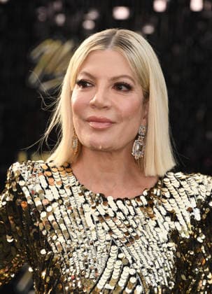 HOLLYWOOD, CA - APRIL 20: Tori Spelling at the premiere of Michael on April 20, 2026 at TCL Chinese Theatre in Hollywood, California. Copyright: xJeffreyxMayer MediaPunchx