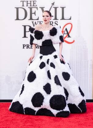 April 20, 2026, Bronx, New York, USA: Coco Rocha wearing dress by Christian Siriano attends world premiere of The Devil Wears Prada at Lincoln Center in New York, NY on April 20, 2026. Bronx USA - ZUMAr339 20260420_znp_r339_029 Copyright: xLevxRadinx