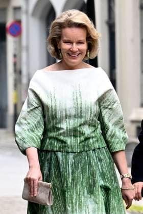 Queen Mathilde presents the Queen Mathilde Prize 2026 BRUSSELS, BELGIUM - APRIL 21 : Queen Mathilde pictured ahead to the Queen Mathilde Prize at the Royal Palace in Brussels. Every year, the Queen Mathilde Fund (FRM) supports inspiring initiatives aimed at helping vulnerable children and young people to build their lives and look to the future on April 21, 2026 in Brussels, Belgium, 21 04 2026 Brussels Belgium  Copyright: xDidierxLebrunx
