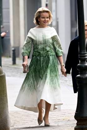 Queen Mathilde presents the Queen Mathilde Prize 2026 BRUSSELS, BELGIUM - APRIL 21 : Queen Mathilde pictured ahead to the Queen Mathilde Prize at the Royal Palace in Brussels. Every year, the Queen Mathilde Fund (FRM) supports inspiring initiatives aimed at helping vulnerable children and young people to build their lives and look to the future on April 21, 2026 in Brussels, Belgium, 21 04 2026 Brussels Belgium  Copyright: xDidierxLebrunx