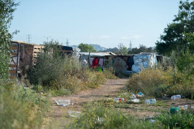 Eviction of the Sa Jovería shanty town camp, in Ibiza Remains of the camp during the eviction of the Sa Jovería shanty town camp, on April 21, 2026, in Ibiza, Balearic Islands Spain The camp, made up of more than 200 workers who are housed in the area due to the price of rents, is populated by hotel and service personnel who are crowded in the outskirts of the city in shacks or shanties 21 APRIL 2026 Germá Espana  Copyright: xGermanxLamax 7456544