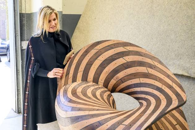 Arnhem, The Netherlands, 2026-04-21 14:14:51 ARNHEM, 21-04-2026, Cleantech Park. Queen Maxima visits Cleantech Park Arnhem. Arnhem has been named SME City 2026 by the business association MKB-Nederland. Every year, MKB-Nederland awards this title to a city or region that demonstrates it stands alongside entrepreneurs, actively works towards an attractive business climate, supports collaboration with entrepreneurs, and offers space for innovation, growth, and networking. PHOTO: NLBeeld Patrick van Emst Credit: NL Beeld Patrick van Emst Copyright: xx x